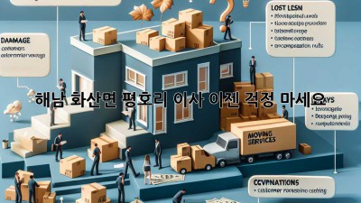 해남 화산면 평호리 이사, 이젠 걱정 마세요!